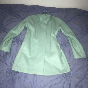 Express Wool Blend Mint Colored Jacket